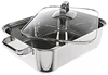 Picture of Bosch stainless steel roaster glass lid HEZ390011