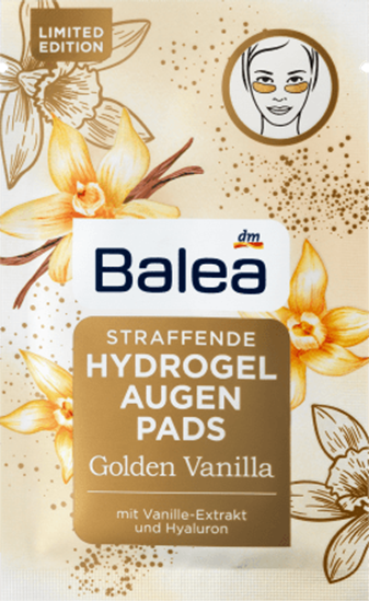 Picture of Balea Eye Pads Hydrogel Golden Vanilla, 2 pcs
