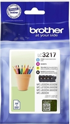 Изображение Brother Original ink cartridges LC-3217 multipack (each 1x BK/M/C/Y)