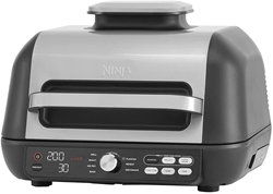 Picture of Ninja Foodi Max Pro Grill & Hot Air Fryer [AG651EU], 3.8 L, Silver/Black