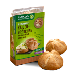 Picture of Poensgen  Kaiser rolls 2 x 75g, gluten free / lactose free