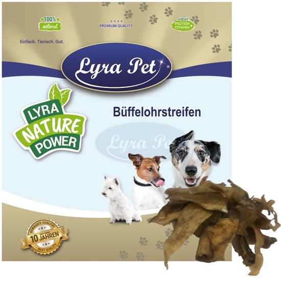 Picture of Lyra Pet  4 kg Buffalo Ear Strips