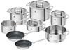 Изображение ZWILLING Vitality 8-Piece Stainless Steel Induction Cookware Set, Silver