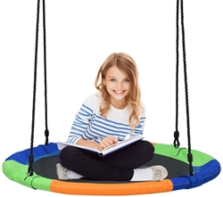 Picture of COSTWAY nest swing, 100cm, incl. 100-160cm rope, 150kg load capacity