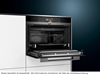 Picture of Siemens studioLine CM876G0B6 pyrolysis compact oven with microwave blackSteel