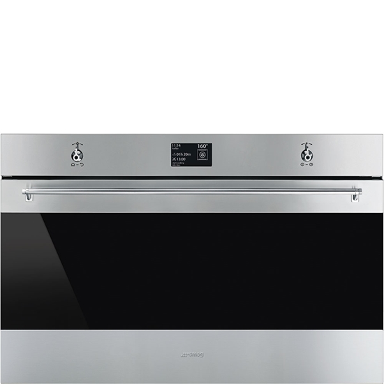 Picture of SMEG SFP9395X1 multifunction built-in oven, 90 cm, stainless steel front