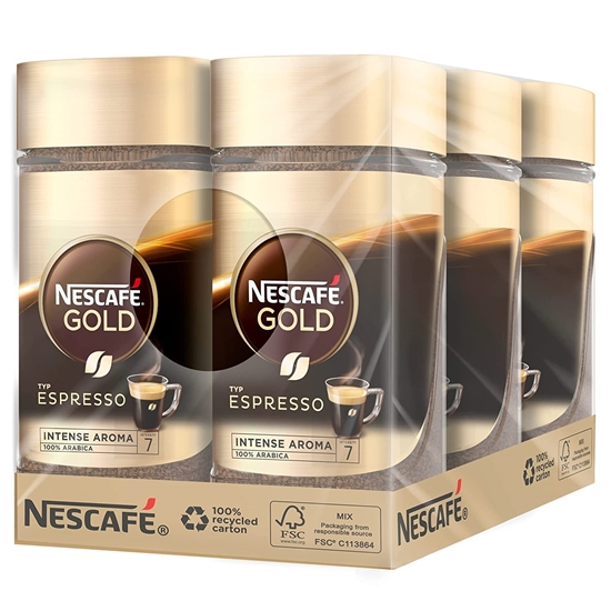 תמונה של Nescafe Gold Typ ESPRESSO נסקפה גולד 6 יחידות של 100 גרם 