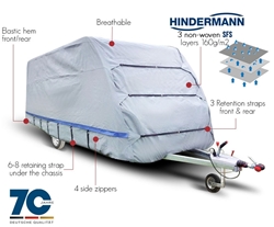 Изображение HINDERMANN protective caravan cover, 810 x 250 cm