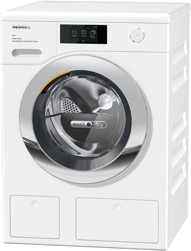 BerlinBuy. Miele washer-dryer WTR860WPM D LW PWash&TDos 8/5 kg, 8 kg, 5 kg,  1600 rpm