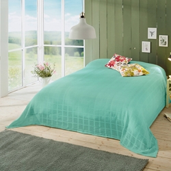 Picture of Erwin Müller summer blanket, Color: Mint, SIZE:  220x240 cm
