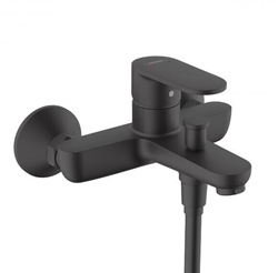 Picture of hansgrohe Vernis Blend bath mixer 71440670 exposed, projection 171mm, matt black