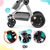Изображение Kinderkraft VEO Pram, Baby Combi Pram, 3-in-1 Pram Set, Sports Pushchair, Pram And Carrier In One, Two-Stage Suspension, Large Wheels, Pneumatic Tyres