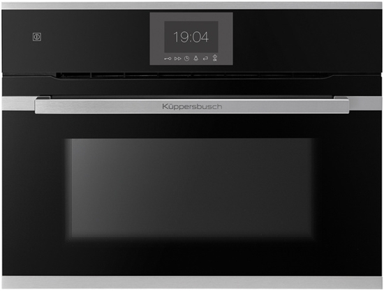Изображение Küppersbusch CBM 6550.0 S1, oven with microwave, black / stainless steel