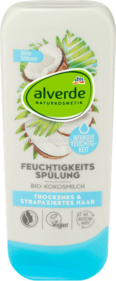Picture of alverde NATURAL COSMETICS Conditioner moisture organic coconut milk, 200 ml