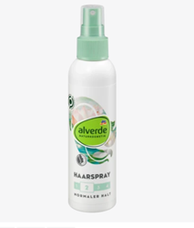 Picture of alverde NATURAL COSMET Hairspray organic lotus blossom, organic violet rice, 150 mlICS 
