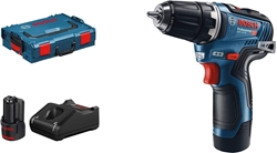 Picture of Bosch Cordless Drill GSR 12V-35, 2 x battery, charger, L-BOXX