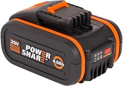 Picture of WORX WA3553 20V 4.0Ah Lithium Battery with Powershare Battery platform