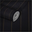 Изображение AS Création vinyl wallpaper, Versace Home striped wallpaper black 935244 Luxury non-woven designer wallpaper, Dimensions: 10.05m x 0.53m