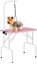 Picture of Yaheetech Dog Grooming Table, Trimming Table for Dogs, Dog Hairdressing Table, Dog Bath Table, Poodle Grooming, Dog Scissor Table, Height Adjustable, Non-Slip, Maximum Load 100 kg, Pink