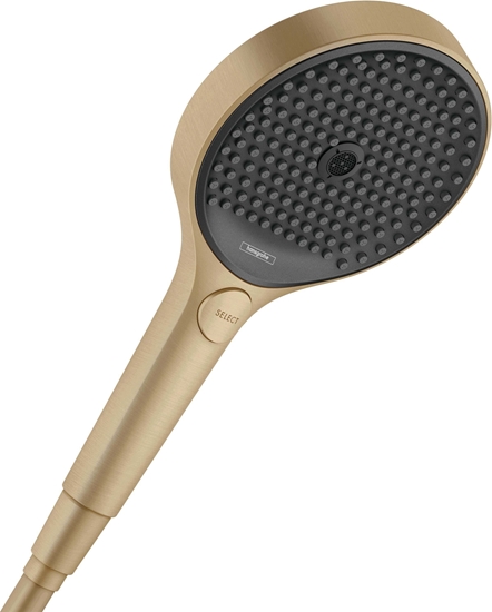 Picture of hansgrohe Rainfinity hand shower 26864140 3jet, shower head 130 mm, brushed bronze
