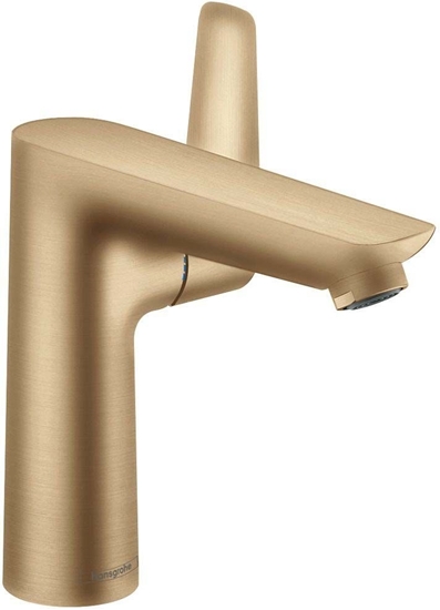Изображение hansgrohe Talis E single-lever basin mixer 71754140 with pop-up waste, projection 141 mm, brushed bronze