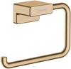 Picture of hansgrohe AddStoris paper roll holder 41771140 without lid, wall mounting, metal, brushed bronze