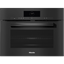 Picture of Miele H 7840 BM Built-in oven with microwave function, with automatic programs and food thermometer, obsidian black