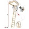 Picture of 4STEP EXTRA attic ladder Z29209, 46mm, 120x80