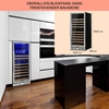Picture of Klarstein Vinovilla Grande 116 Built-in Duo large capacity wine refrigerator