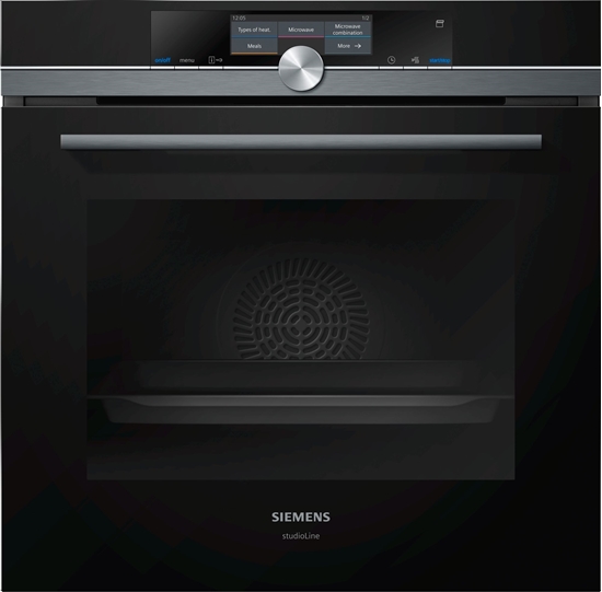 Изображение SIEMENS HN878G4B6 studioLine pyrolysis microwave steam support black