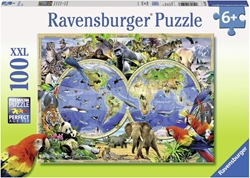 Изображение Ravensburger Children's Puzzle - 10540 Animal Around the World