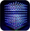 Изображение iCubeSmart 3D LED Cube Kit DIY Kit,  8 x 8 x 8 cm , Colour: Multi-coloured