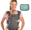 Изображение Infantino Flip Advanced 4-in-1 Baby Carrier - Ergonomic Baby Carrier with 4 Carrying Positions, Colour : gray
