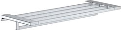 Picture of hansgrohe AddStoris towel rack 41751000 length 648mm, with towel rail, wall mounting, metal, chrome