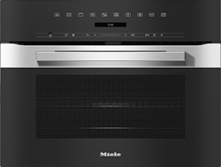 Picture of Miele H 7240 BM Built-in oven stainless steel/CleanSteel , with microwave function