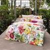 Picture of ESTELLA Maco satin bed linen garden multicoloured, 1 duvet cover 135 x 200 cm and 1 pillowcase 80 x 80 cm
