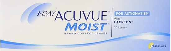 תמונה של עדשות מגע יומיות 1LENS DEAL Day Acuvue Moist for Astigmatism (30 lenses) Johnson & Johnson