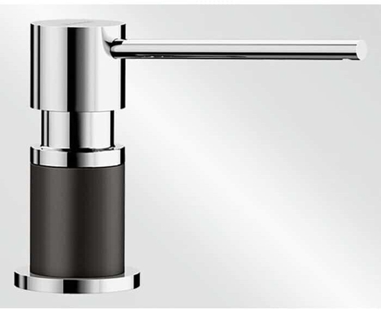 Picture of Blanco Lato soap dispenser, chrome/black (526177)