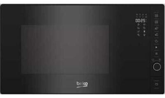 Picture of Beko BMOB20231BG standing microwave, 800W, 20L, built-in, 5 power levels, digital timer, black / stainless steel