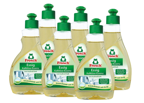 Изображение Frosch vinegar limescale remover essence 300 ml Pack of 6