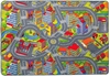 Изображение Misento Play Mat Road Rug Multicoloured, Size: 200 x 200 cm