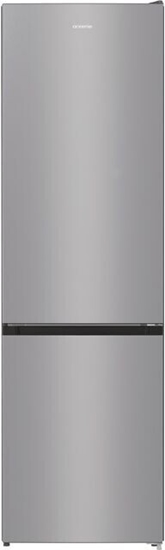 Picture of Gorenje NRK6202ES4 standing fridge-freezer, 60cm wide, 331 L, AdaptTech, CrispZone, EcoMode, FastFreeze, gray metallic