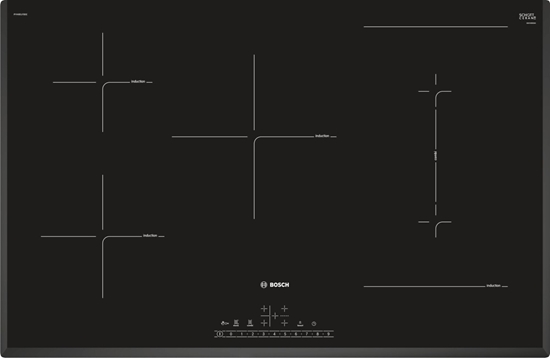 Picture of Bosch Series 6 PVW851FB5E Integrated zone induction hob 80 cm