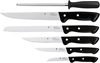 תמונה של סט סכינים, בלוק סכינים עם 5 סכינים, 7 חלקים, סכיני מטבח WMF 