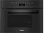 Picture of Miele DGM 7440 Obsidian Black microwave with steamer