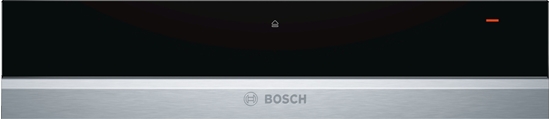 Picture of Bosch BIC630NS1 warming drawer, niche height: 14cm, handleless, stainless steel