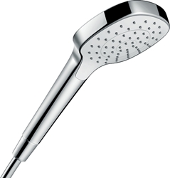 תמונה של  ראש מקלחת hansgrohe Croma Select E 1jet hand shower 26814400 white chrome, DN15, shower head Ø110mm
