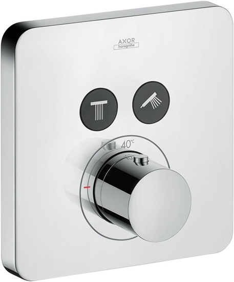 Изображение hansgrohe Axor ShowerSelect Soft Cube 36707000 thermostat, chrome, 2 consumers