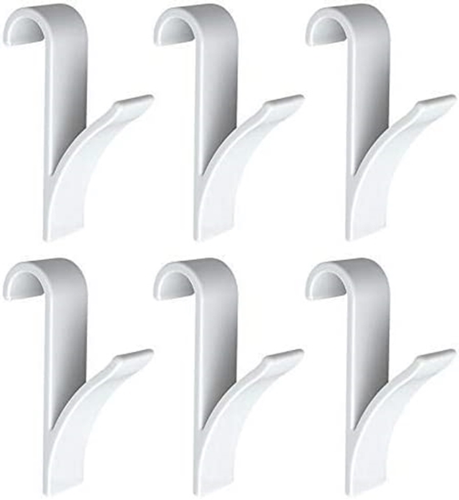 Изображение Wenko Radiator Hooks Set of 6 Round, White