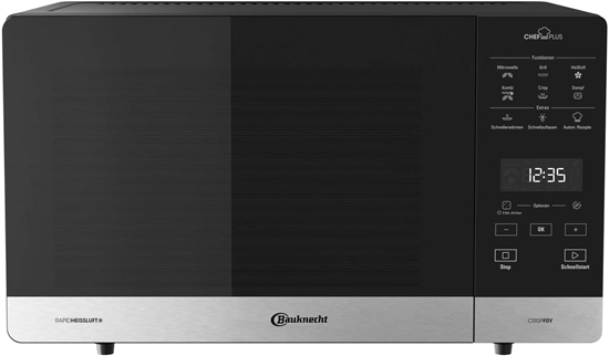 Изображение BAUKNECHT microwave "MW 59 MB", microwave hot air grill steam cooking function, 1700 W